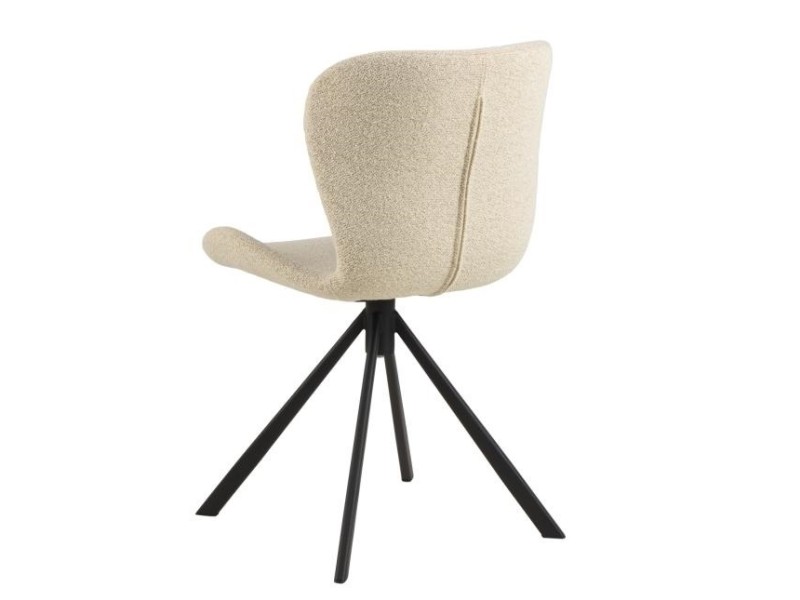 Krzesło obrotowe Batilda kremowe Monza 90 - ACTONA